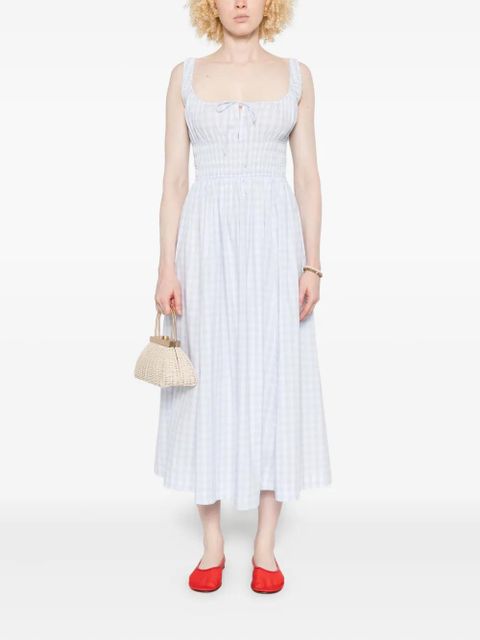 DÔEN Quilla midi dress - Blue