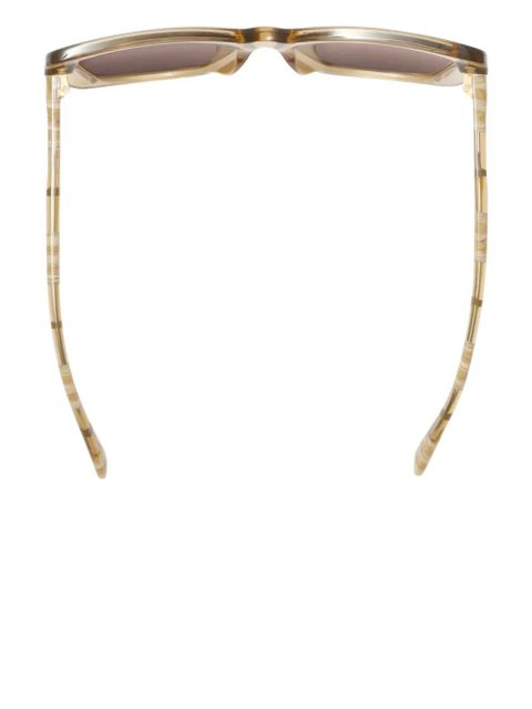 Burberry Eyewear Tubular Check sunglasses - Neutrals