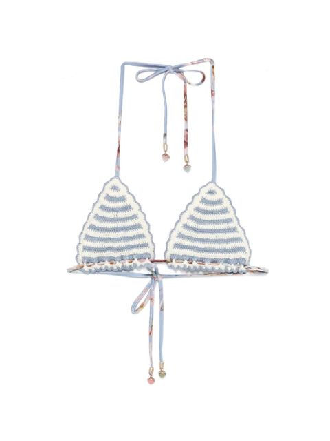 ZIMMERMANN Awaken crochet bikini top - White - zdjęcie produktu nr 1