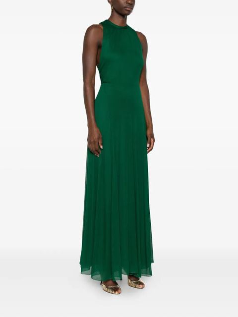 Max Mara Carnet gathered-detail maxi dress - Green - zdjęcie produktu nr 2