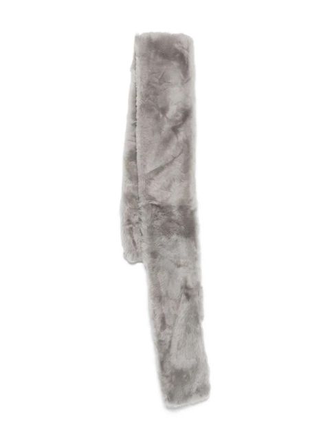 TOTEME shearling tuxedo scarf - Grey - zdjęcie produktu nr 1