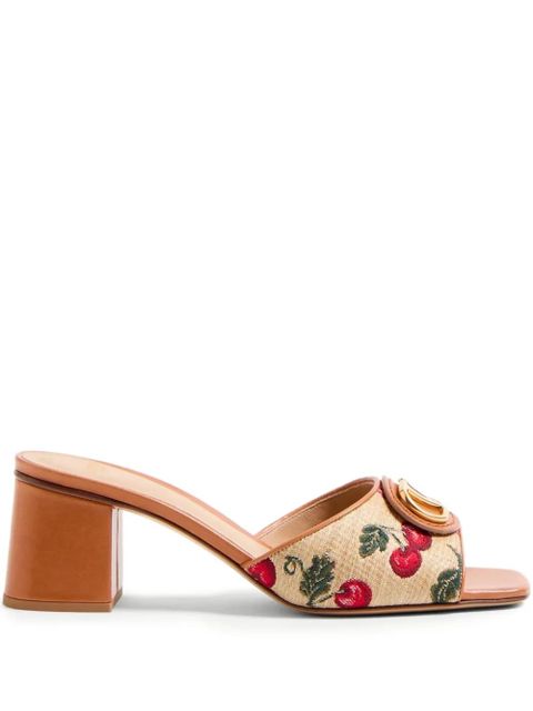 Valentino Garavani 60mm VLogo Signature Cherryfic sandals - Neutrals