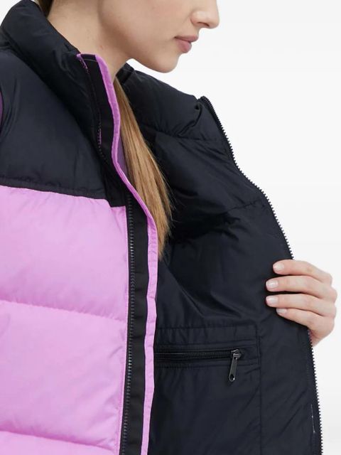 The North Face Nuptse hooded puffer gilet - Pink