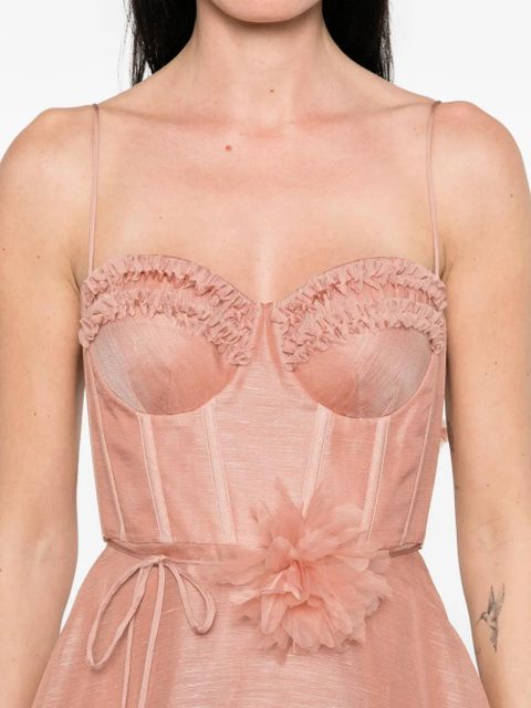 ZIMMERMANN Luna ruffled dress - Pink