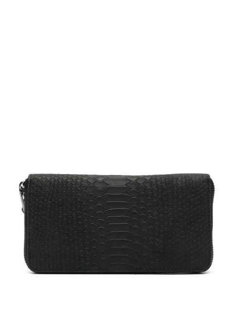 Zadig&Voltaire crocodile-effect leather wallet - Black