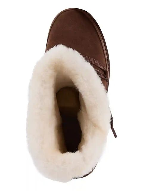 Emu Australia śniegowce zamszowe Thorsby kolor brązowy W13215