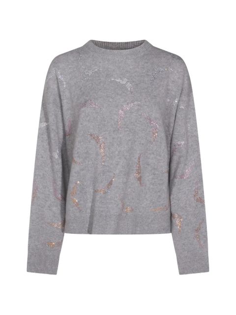 Zadig&Voltaire Markuz embellishment sweater - Grey - zdjęcie produktu nr 1