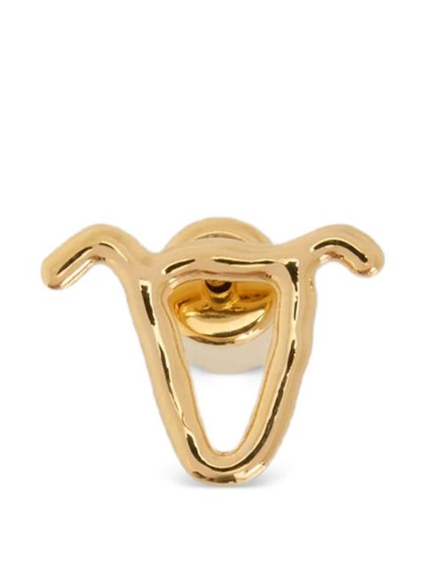 Jil Sander zodiac sign logo earring - Gold - zdjęcie produktu nr 1