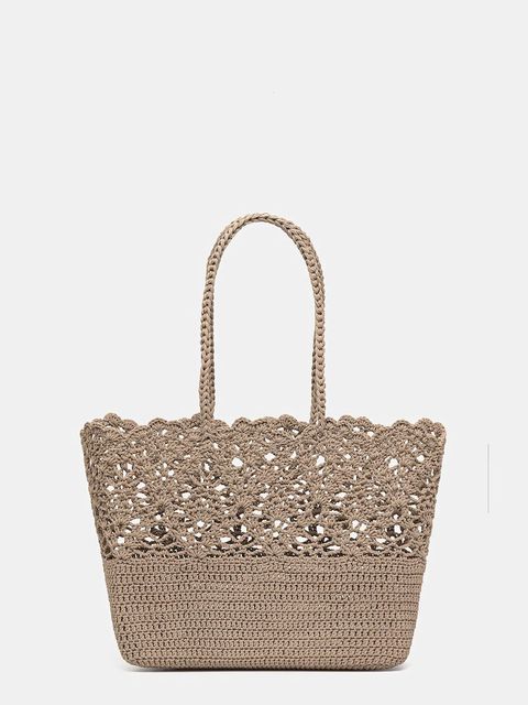 Answear.LAB kosz plażowy kolor brązowy