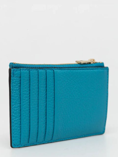 Furla portfel skórzany damski kolor turkusowy WP00310 HSF000 TR400