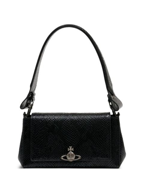 Vivienne Westwood medium Hazel leather tote bag - Black - zdjęcie produktu nr 1