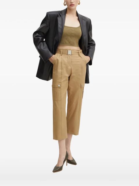 PINKO logo-jacquard top - Green - zdjęcie produktu nr 1