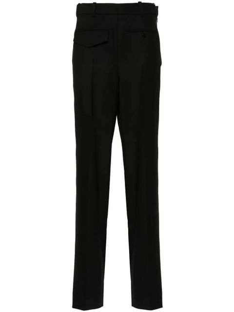 Victoria Beckham twill tapered trousers - Black - zdjęcie produktu nr 1