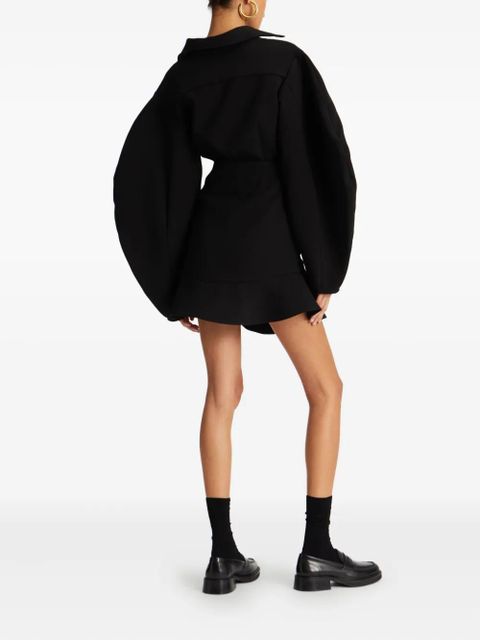 ROTATE BIRGER CHRISTENSEN balloon-sleeve shirt - Black