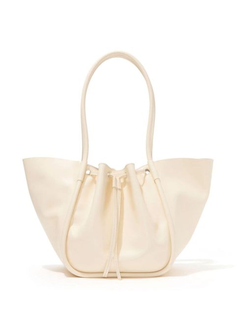 Proenza Schouler large ruched tote bag - Neutrals