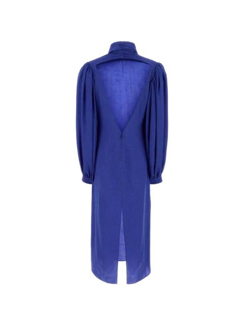 Gucci floral-jacquard midi dress - Blue - zdjęcie produktu nr 2