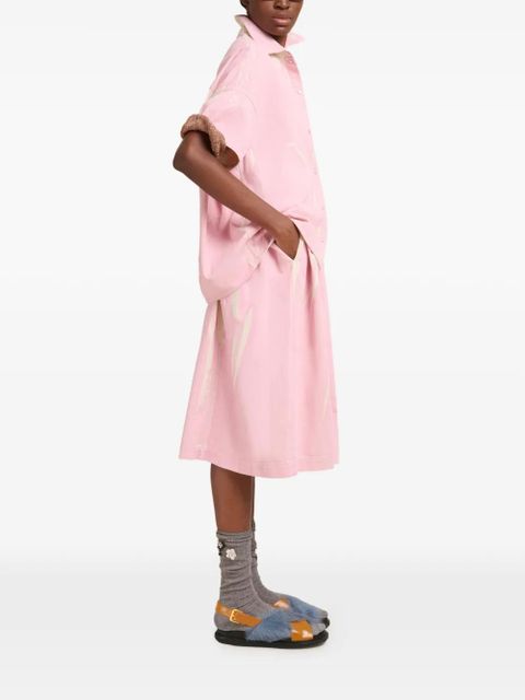 Marni short-sleeves denim shirt - Pink - zdjęcie produktu nr 2