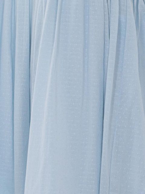 Eleh spaghetti straps embroidered dress - Blue