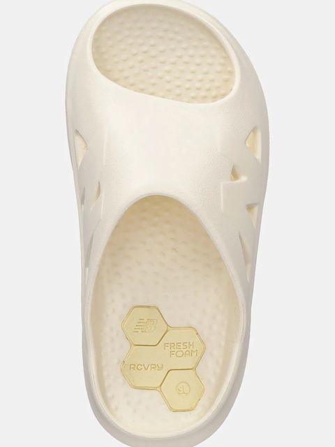 New Balance klapki RCVRY damskie kolor beżowy RCVRYSC1