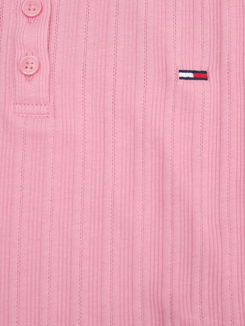 Tommy Jeans longsleeve kolor różowy DW0DW21575