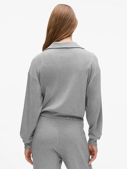 Karl Lagerfeld bluza damska kolor szary gładka A4W44017 - zdjęcie produktu nr 2