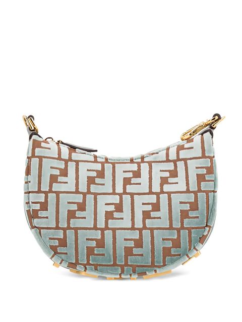 FENDI mini Fendigraph jacquard tote bag - Green - zdjęcie produktu nr 1