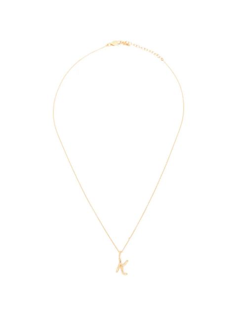 Missoma mini Curly Molten initial necklace - Gold - zdjęcie produktu nr 1