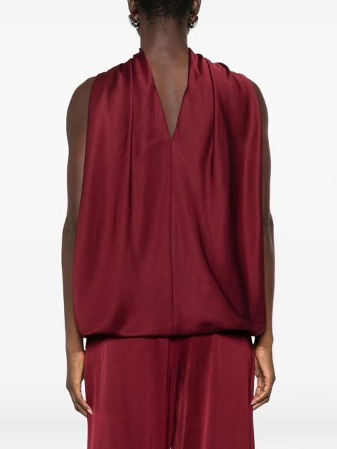 Simkhai draped blouse - Red