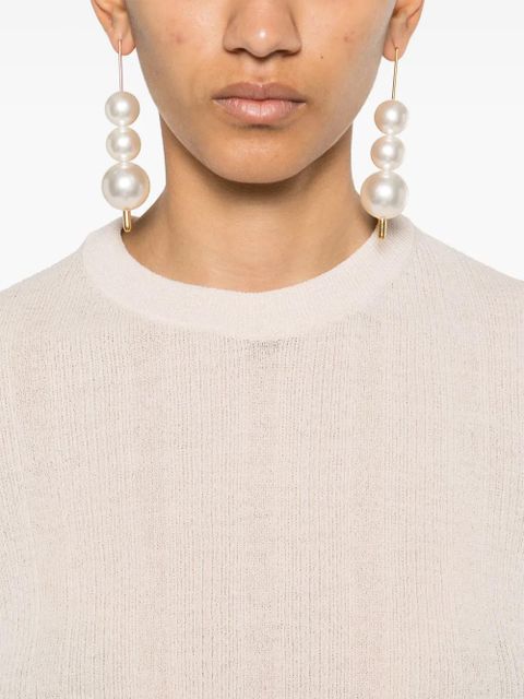 Jil Sander fine-ribbed top - Neutrals