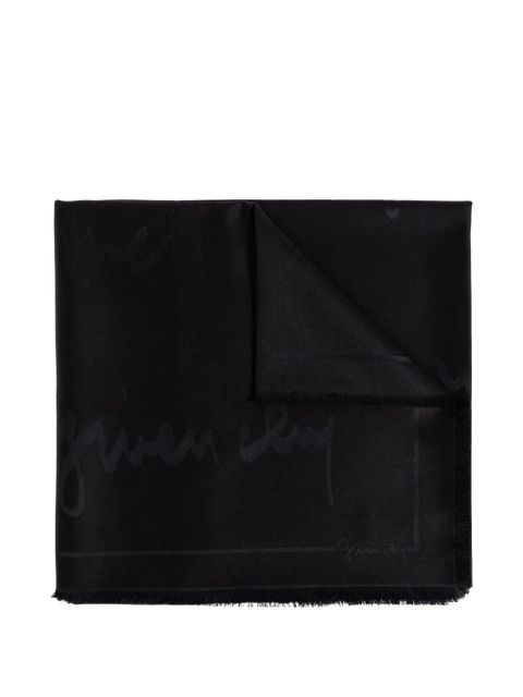Givenchy fringed scarf - Black - zdjęcie produktu nr 1