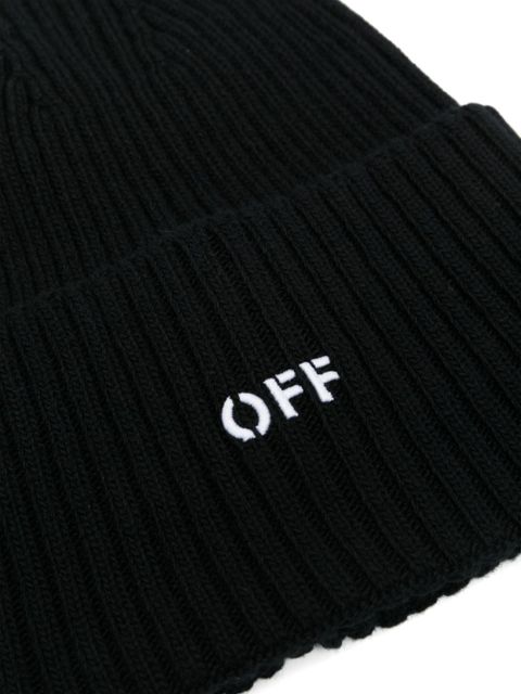 Off-White Offstamp beanie - Black - zdjęcie produktu nr 2