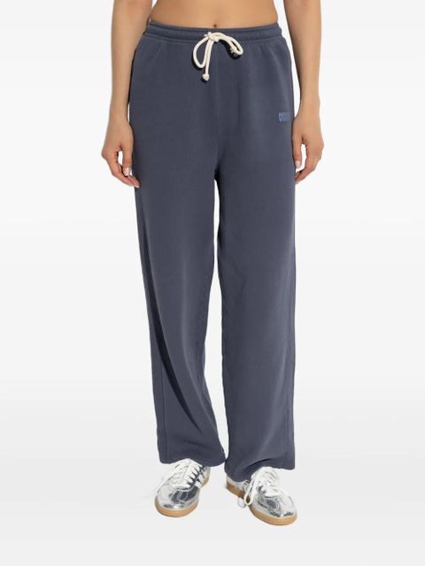 American Vintage Izubird drawstring cotton trousers - Blue