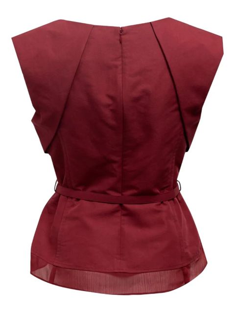3.1 Phillip Lim bow belted top - Red - zdjęcie produktu nr 2