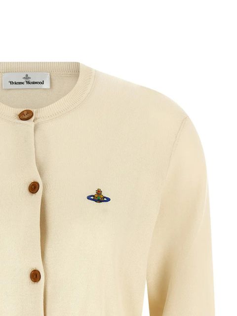 Vivienne Westwood Bea cropped cardigan - Neutrals