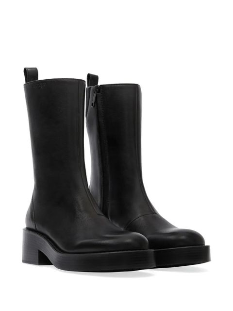Courrèges Rider leather boots - Black - zdjęcie produktu nr 2