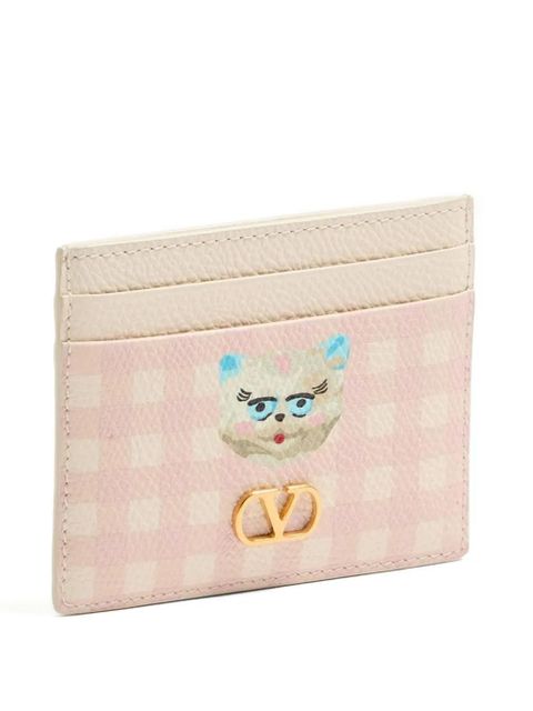 Valentino Garavani Le Chat De La Maison cardholder - Neutrals