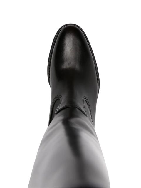 Golden Goose 35mm leather knee-high boots - Black