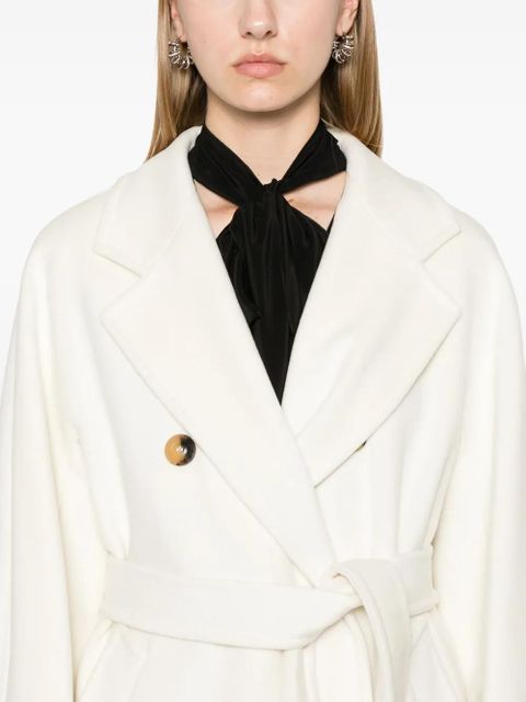 Max Mara Madame double-breasted coat - White