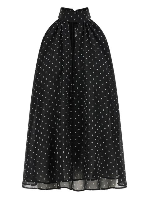 ROTATE BIRGER CHRISTENSEN halterneck bow top - Black - zdjęcie produktu nr 1
