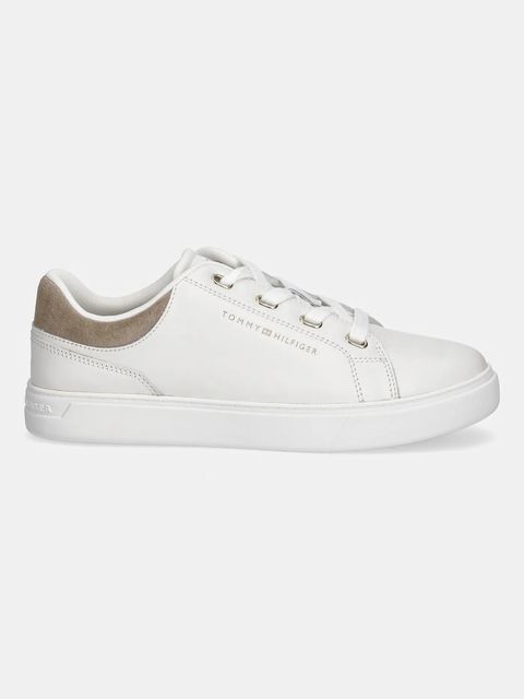 Tommy Hilfiger sneakersy skórzane CASUAL CUPSOLE SNEAKER damskie kolor biały FW0FW08816 - zdjęcie produktu nr 2