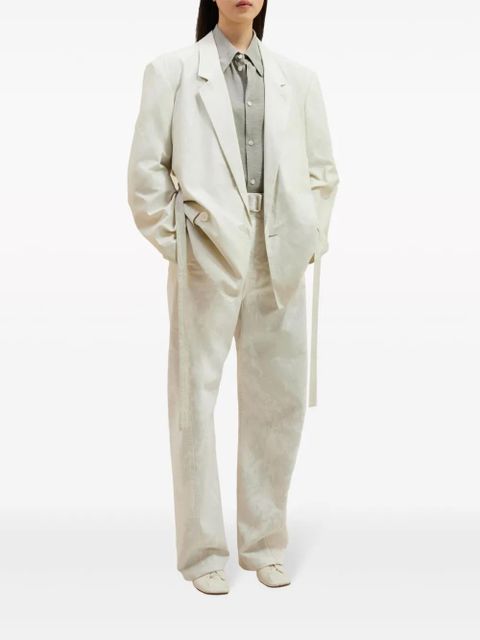 LEMAIRE double-breasted belted blazer - Neutrals - zdjęcie produktu nr 2