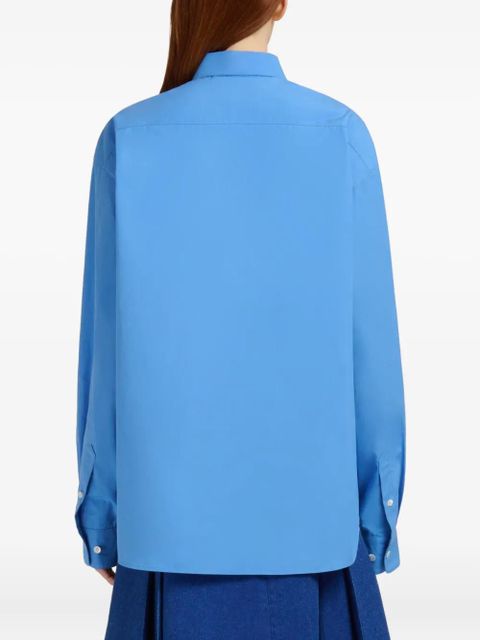 Marni button-up long-sleeve shirt - Blue
