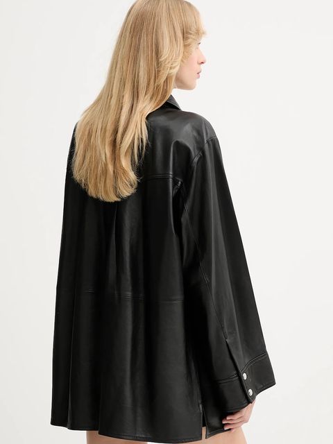 Gestuz koszula skórzana