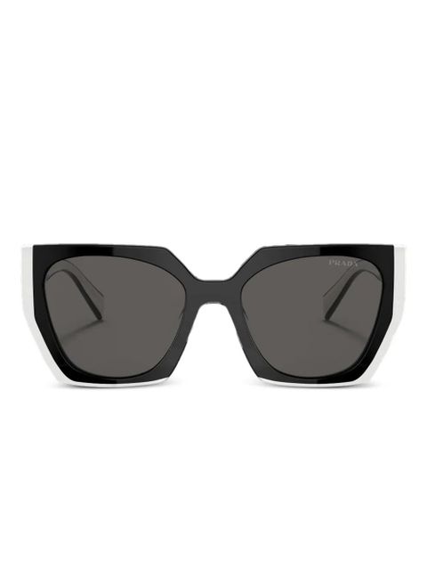 Prada Eyewear rectangular-frame sunglasses - Black - zdjęcie produktu nr 1
