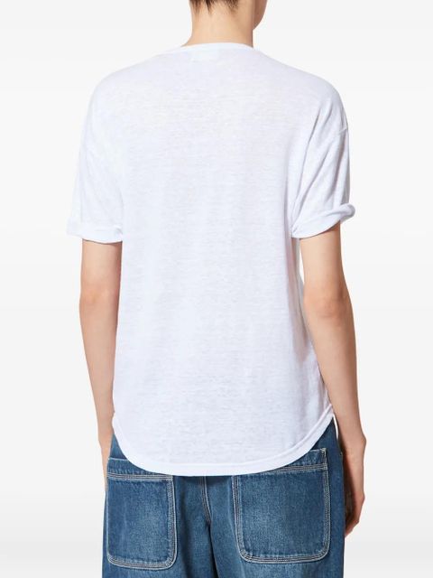 MARANT ÉTOILE Koldia logo T-shirt - White