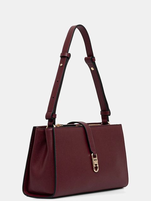 Tommy Hilfiger torebka kolor bordowy AW0AW17718 - zdjęcie produktu nr 2