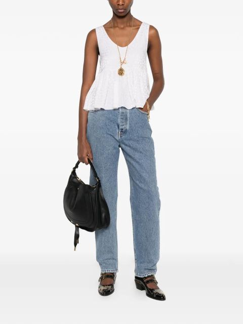 Chloé high-waisted tapered jeans - Blue - zdjęcie produktu nr 2