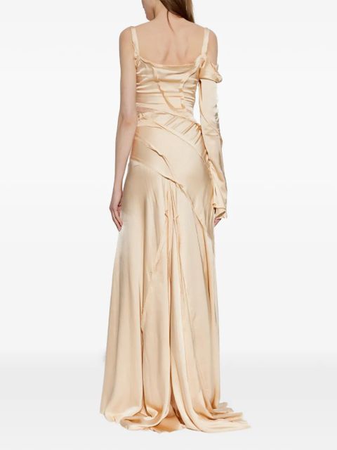 Blumarine satin dress - Neutrals