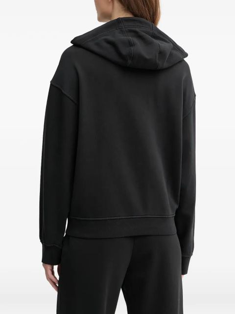 PINKO Melato drawstring logo hoodie - Black