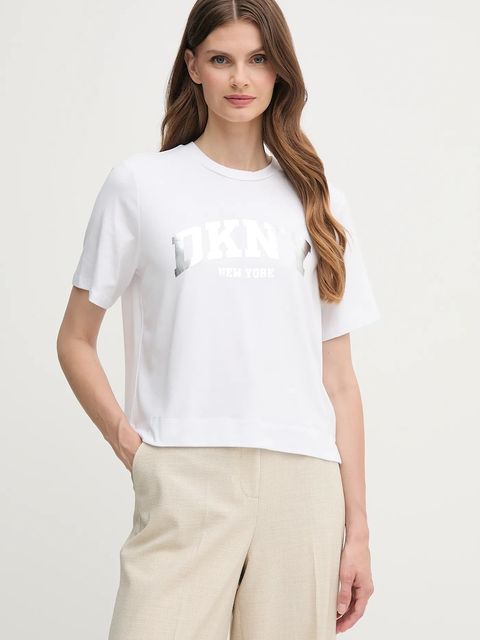 Dkny t-shirt damski kolor biały P52HAXTG - zdjęcie produktu nr 1